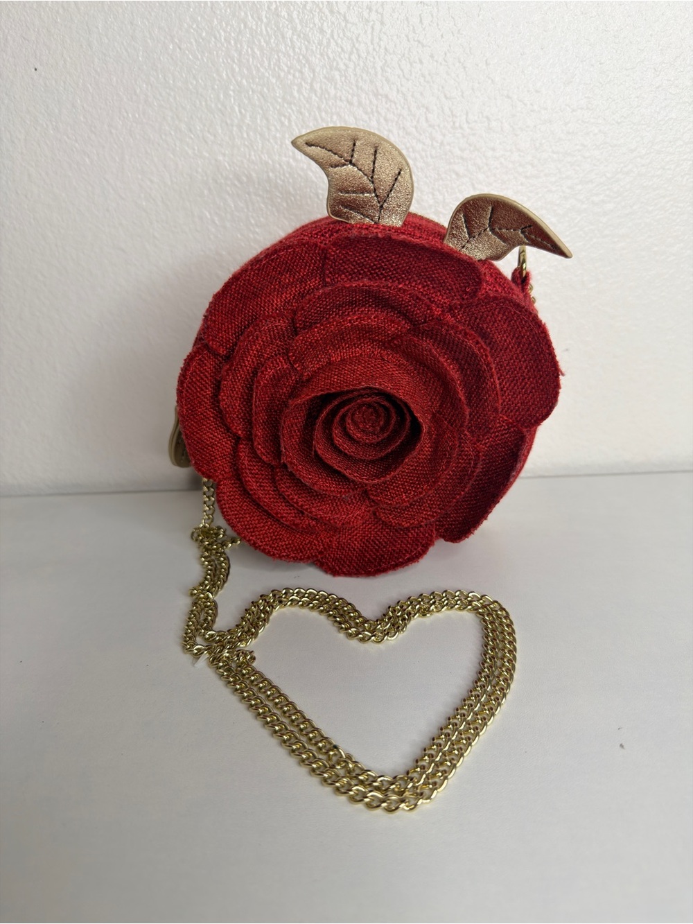 Danielle Nicole x Disney Linen Rose Crossbody Beauty and the Beast
